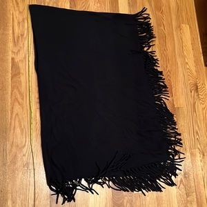 Garnet Hill cashmere poncho OS